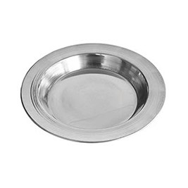 Stainless steel soup plate